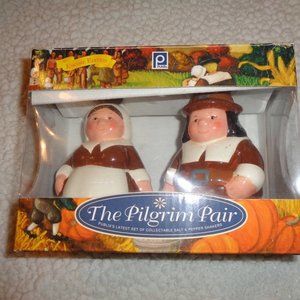 THE Pilgrim Pair Publix Salt & Pepper Shakers